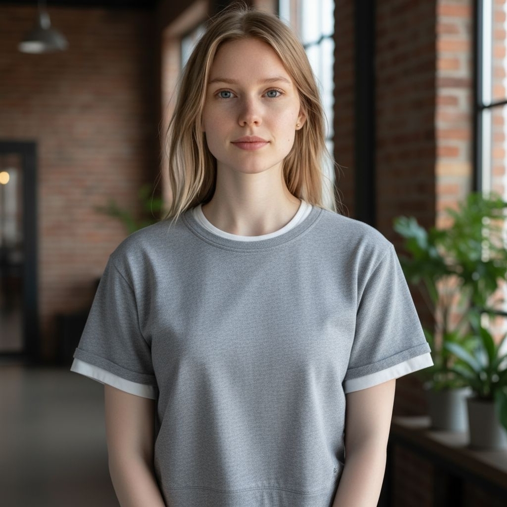 Fabletics Gray Workout Sweatshirt